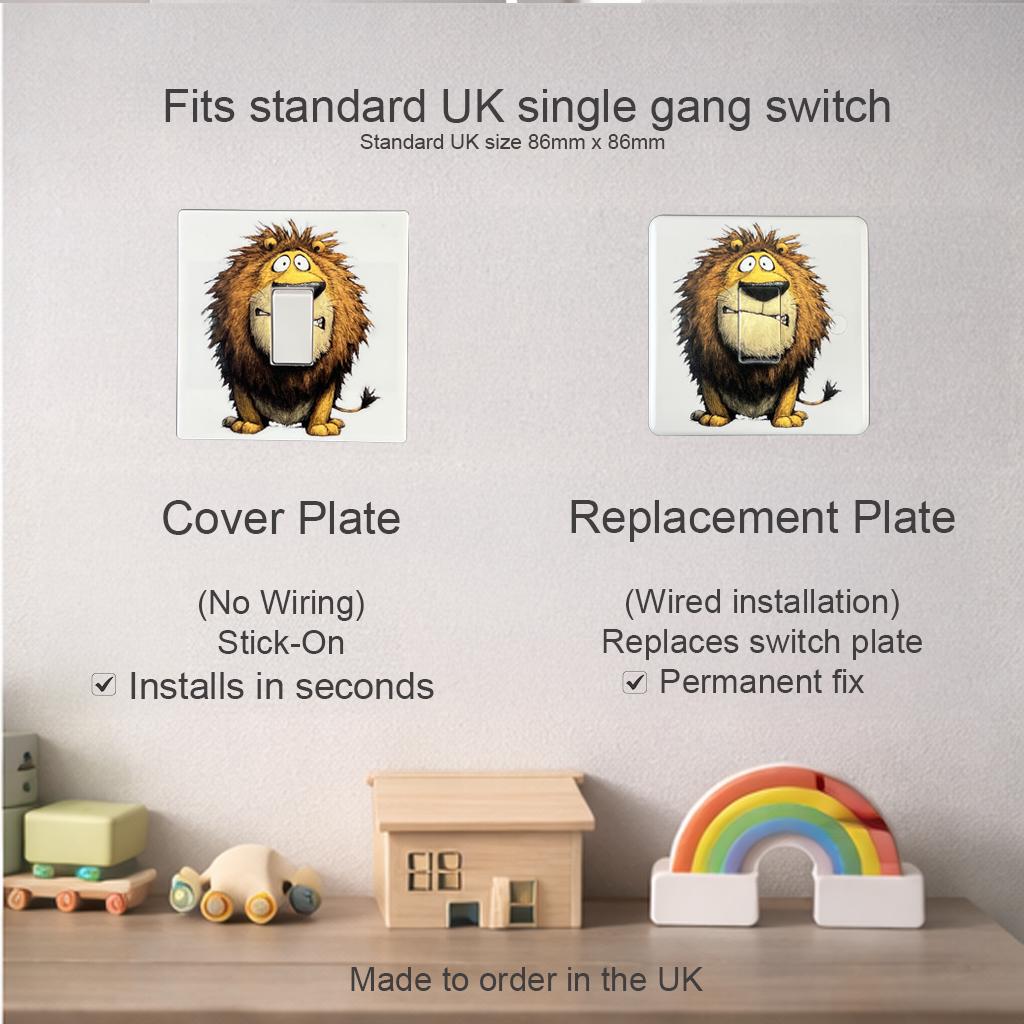 Lion Light Switch Cover - product image 3