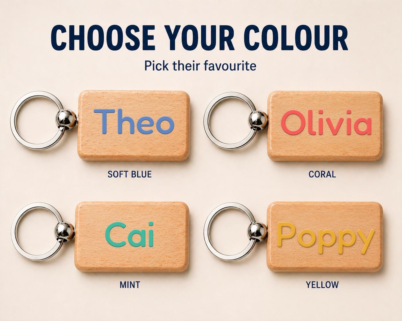 Personalised Kids Name Keyring - product image 5