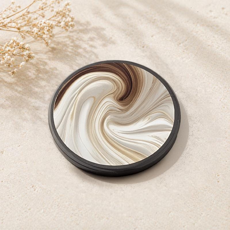Marble Effect Slate Coaster - product image 1