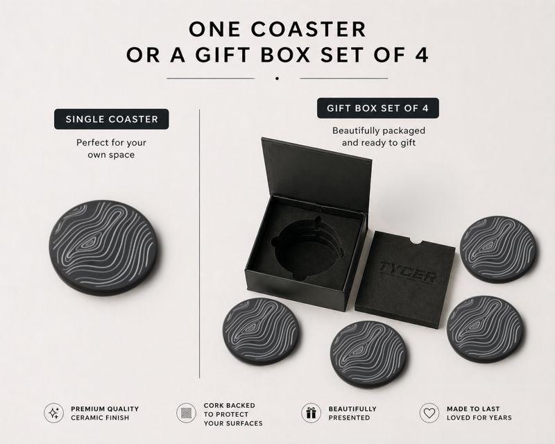 Minimal Neutral Slate Coaster - product image 7