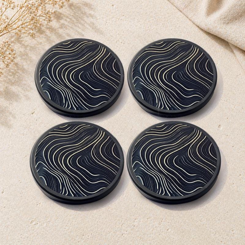 Topographic Slate Coaster - product image 2