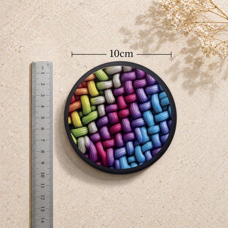 Colourful Woven Slate Coaster - product image 4