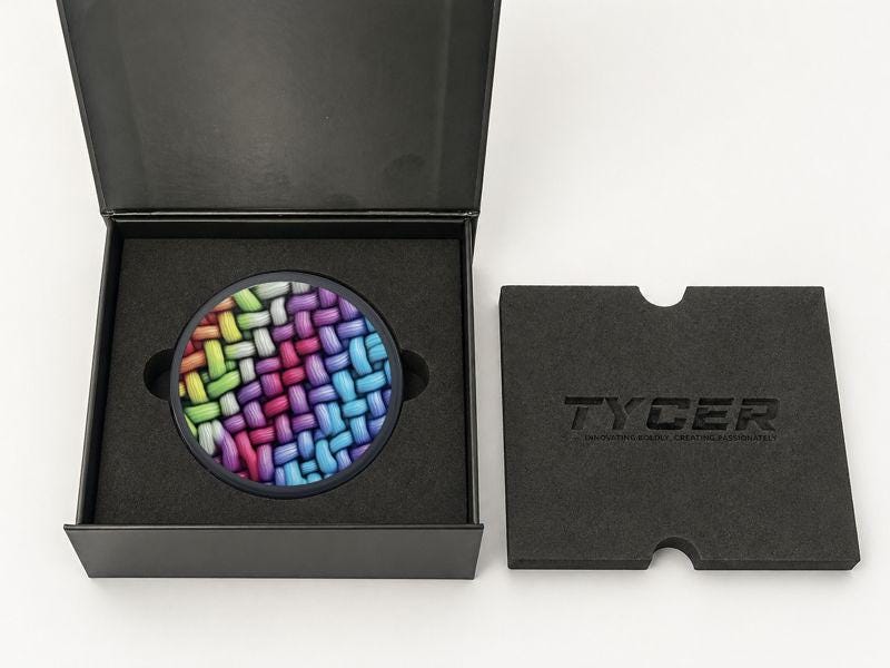 Colourful Woven Slate Coaster - product image 6