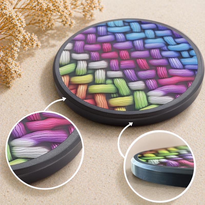 Colourful Woven Slate Coaster - product image 5