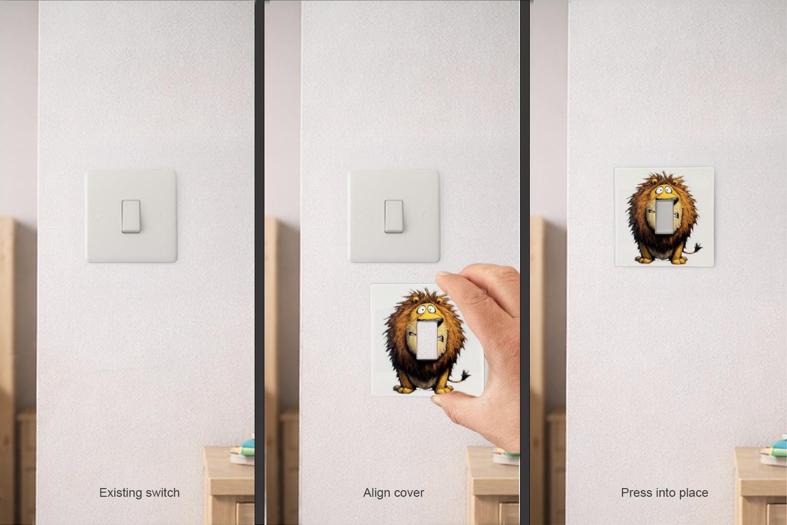 Lion Light Switch Cover - product image 2