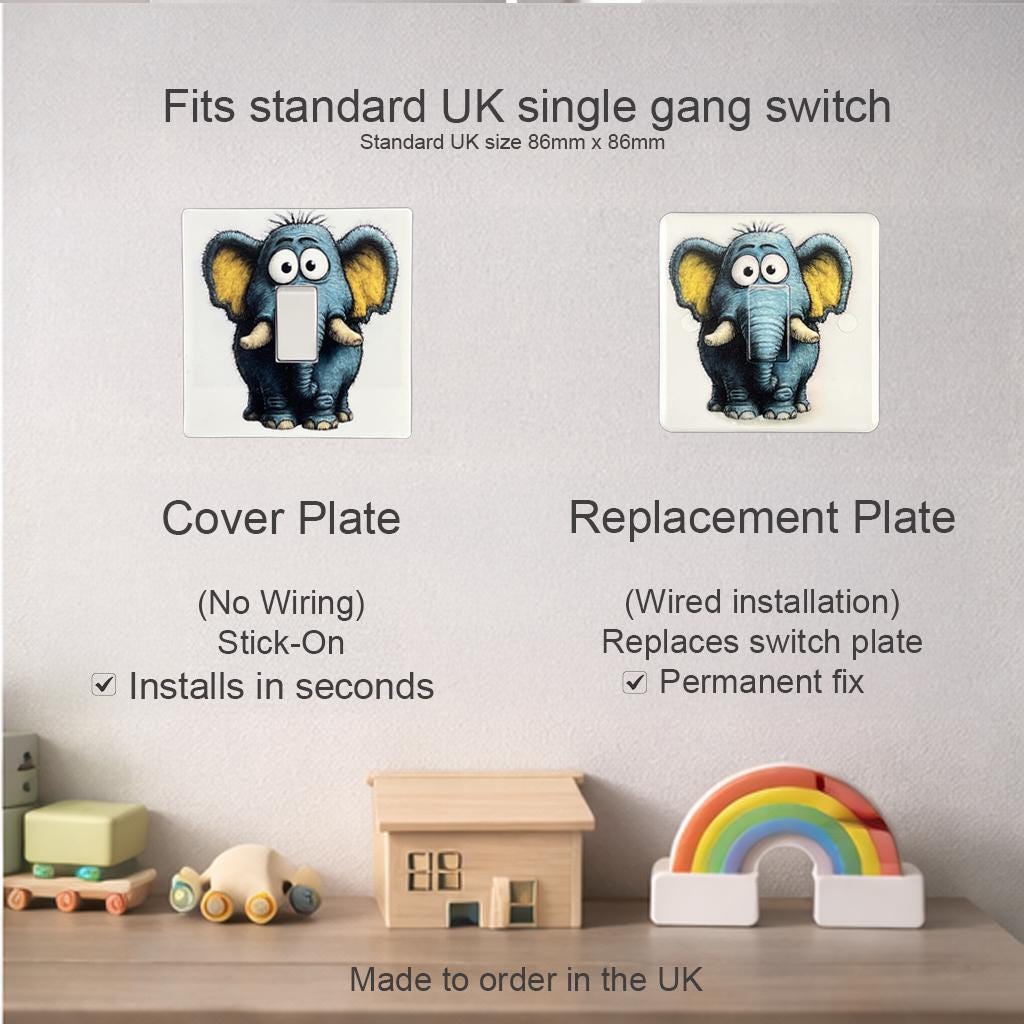 Elephant Light Switch Cover - product image 3