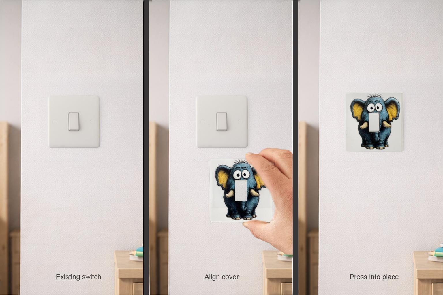 Elephant Light Switch Cover - product image 2