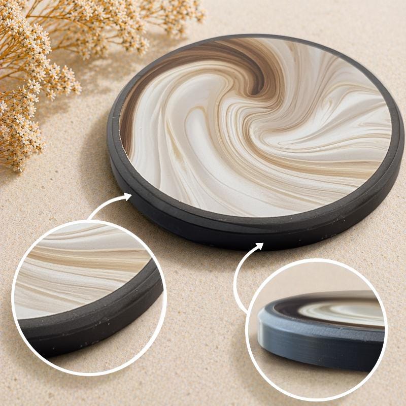 Marble Effect Slate Coaster - product image 5