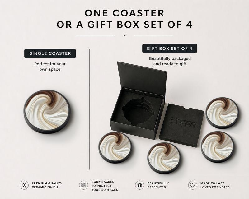 Marble Effect Slate Coaster - product image 7