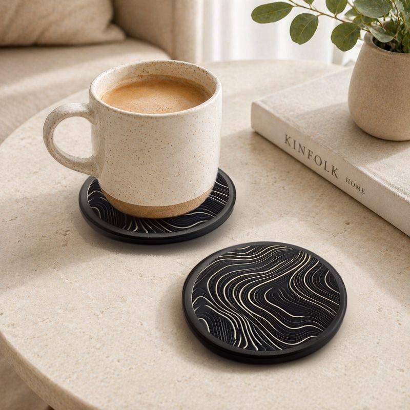 Topographic Slate Coaster - product image 3