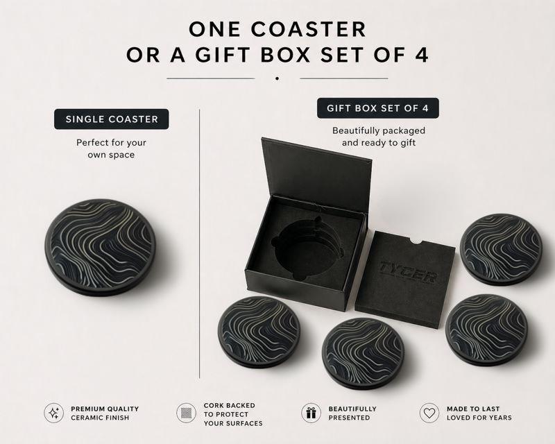 Topographic Slate Coaster - product image 7