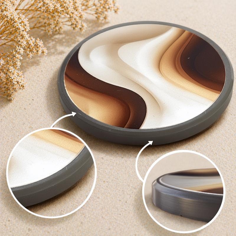 Abstract Coffee Slate Coaster - product image 5