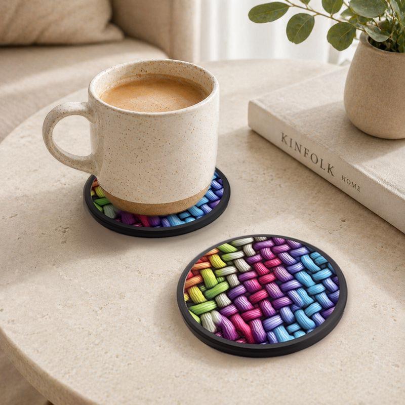 Colourful Woven Slate Coaster - product image 3