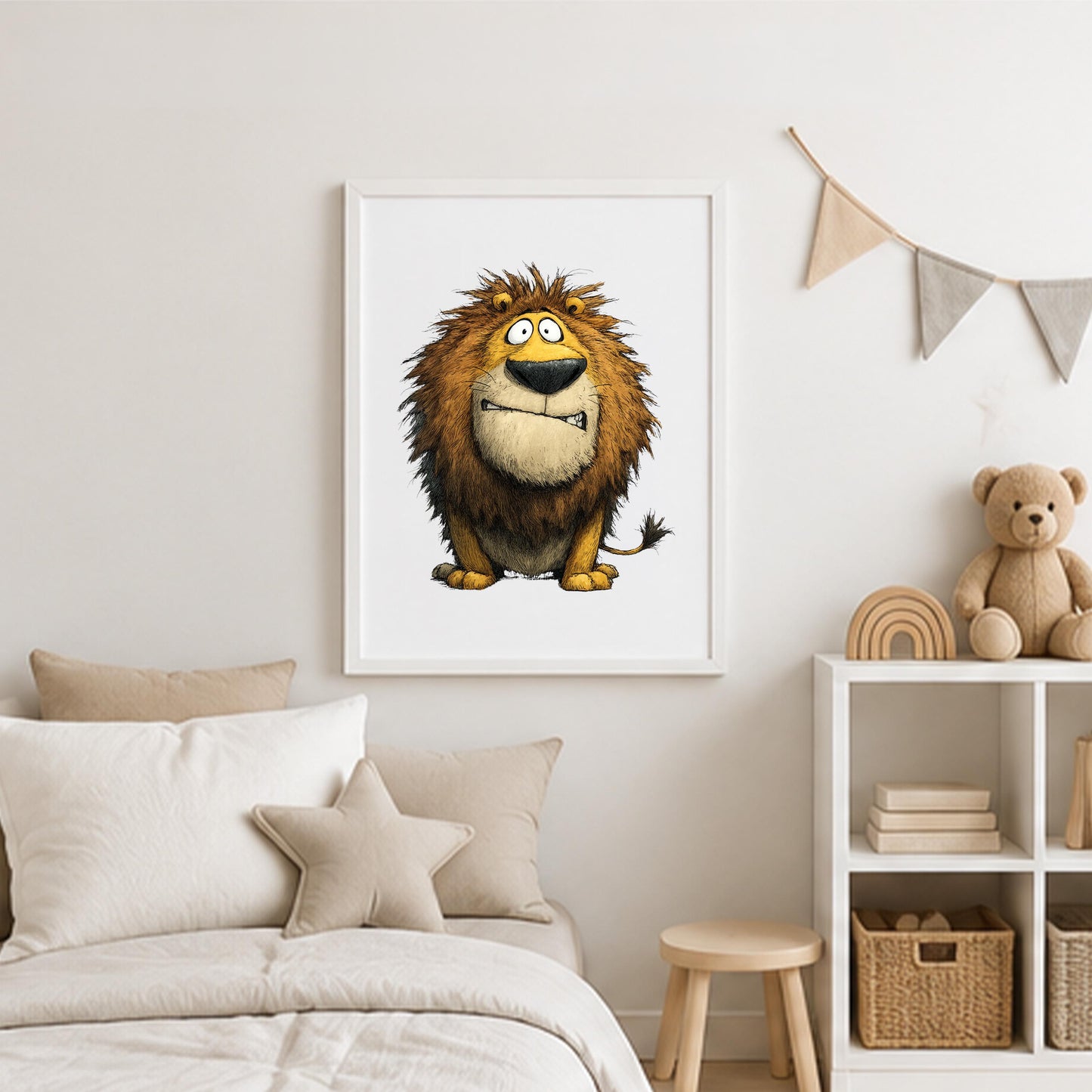 Lion Nursery Print - product image 3