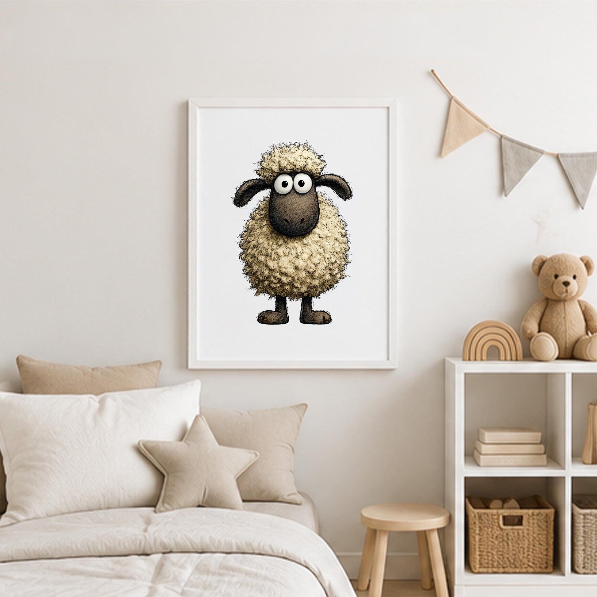 Sheep Nursery Print - product image 3